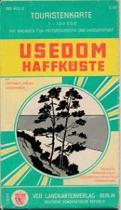 Touristenkarte Usedom Haffküste