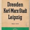 Verkehrskarte Bezirke Dresden, Karl-Marx-Stadt, Leipzig