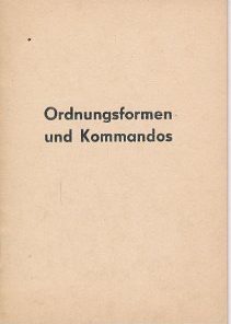 Ordnungsformen und Kommandos  DDR-Sportlehrermaterial