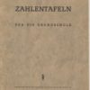 Zahlentafeln für die Grundschule  DDR-Heft