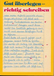 Gut überlegen – richtig schreiben  DDR-Übungsbuch