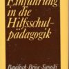 Einführung in die Hilfsschulpädagogik