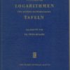 Fünfstellige Logarithmen und andere mathematische Tafeln