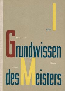 Grundwissen des Meisters Band 1  DDR-Lehrbuch