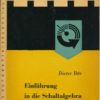 Einführung in die Schaltalgebra  DDR-Buch