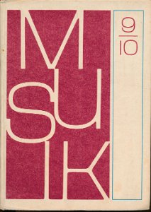 Musik Klasse 9 und 10  DDR-Lehrbuch