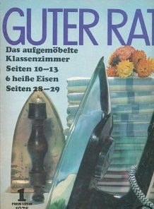 Guter Rat  2 und 3/1974 sowie 1 und 3/1975  DDR-Zeitschrift