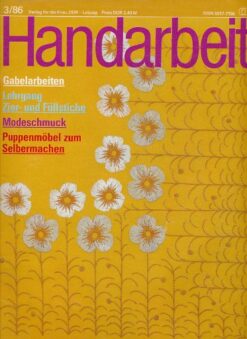 Handarbeit 3/1986  DDR-Zeitschrift