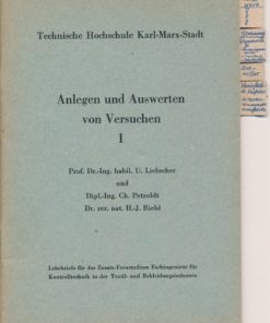 Anlegen und Auswerten von Versuchen I  DDR-Lehrmaterial