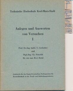 Anlegen und Auswerten von Versuchen I  DDR-Lehrmaterial
