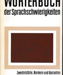 Wörterbuch der Sprachschwierigkeiten  DDR-Buch