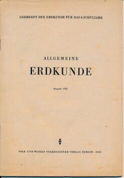 Allgemeine Erdkunde  DDR-Lehrheft