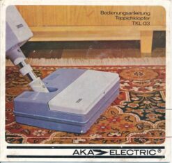Betriebsanleitung Teppichklopfer TKL 03  DDR-Prospekt
