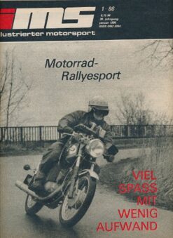 Illustrierter Motorsport 1/1986  DDR-Zeitschrift