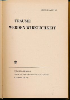 Träume werden Wirklichkeit  DDR-Buch