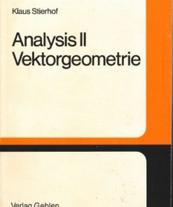 Analysis II  Vektorgeometrie