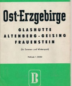 Ost-Erzgebirge  DDR-Wanderkarte
