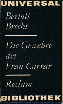 Die Gewehre der Frau Carrar  DDR-Buch