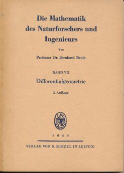 Die Mathematik des Naturforschers und Ingenieurs Band III, V, VI und VII