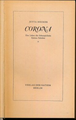 Corona  DDR-Buch