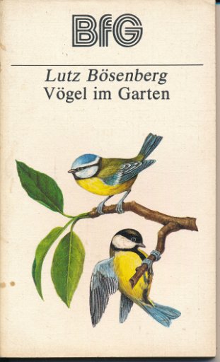 Vögel im Garten  DDR-Buch