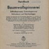 Handbuch der Baumwollspinnerei  II. Band