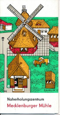 Naherholungszentrum Mecklenburger Mühle  DDR-Prospekt