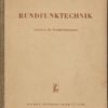 Rundfunktechnik – Lehrbuch der Rundfunkamateure  DDR-Buch