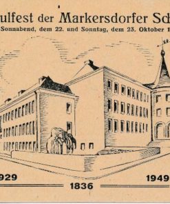 Schulfest der Markersdorfer Schule 1949