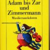 Von Adam bis Zar und Zimmermann  DDR-Buch