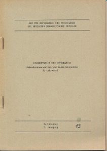 Patentdokumentation und Patentrecherche  DDR-Fernstudium