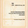 Schutzmaßnahmen in elektrotechnischen Anlagen  DDR-Buch