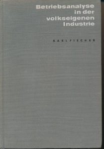 Betriebsanalyse in der volkseigenen Industrie  DDR-Buch