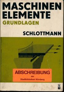 Maschinenelemente Grundlagen  DDR-Fachbuch