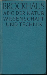 Brockhaus ABC der Naturwissenschaft und Technik  DDR-Buch