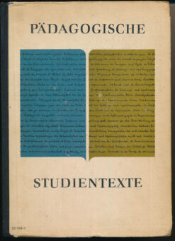 Pädagogische Studientexte