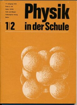 Physik in der Schule  Heft 1-12/1979