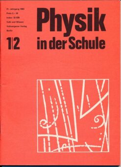 Physik in der Schule  Heft 1-12/1983