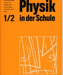 Physik in der Schule  Heft 1-12/1984