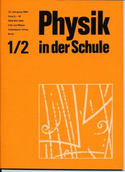 Physik in der Schule  Heft 1-12/1984