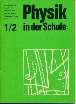 Physik in der Schule  Heft 1-12/1986