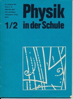 Physik in der Schule  Heft 1-12/1987