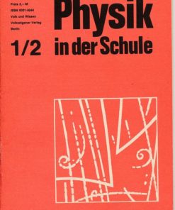 Physik in der Schule  Heft 1-12/1988