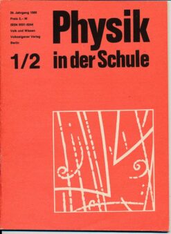 Physik in der Schule  Heft 1-12/1988