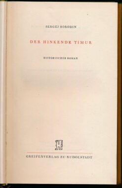 Der hinkende Timur