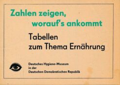 Zahlen zeigen worauf's ankommt – Tabellen zum Thema Ernährung