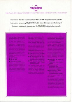 TRUSIOMA-Doppelschnecken-Extruder