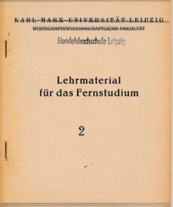 Lehrmaterial für das Fernstudium 2 – Mathematische Modelle