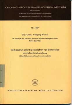 Verbesserung der Eigenschaften von Sinterteilen durch Nachbehandlung