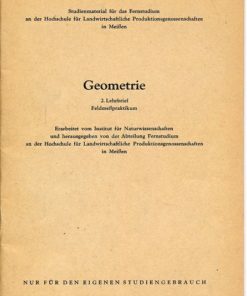 Geometrie  2.Lehrbrief  Feldmeßpraktikum